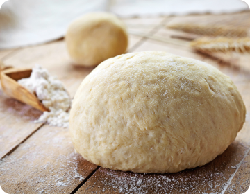 Pâte à pain crue