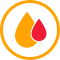 Icône de sang dans l’urine