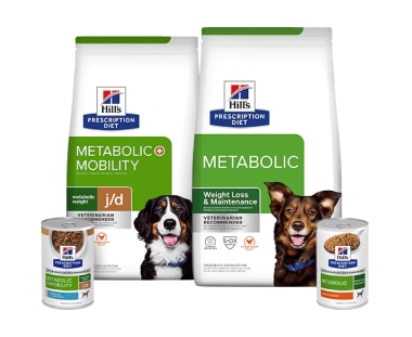 Nourritures Prescription Diet Métabolique et GlucoSupport