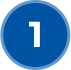 Icône de numéro 1