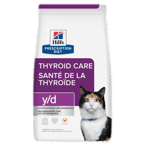 y/d Chicken Flavor Dry Cat Food | Hill's Prescription Diet